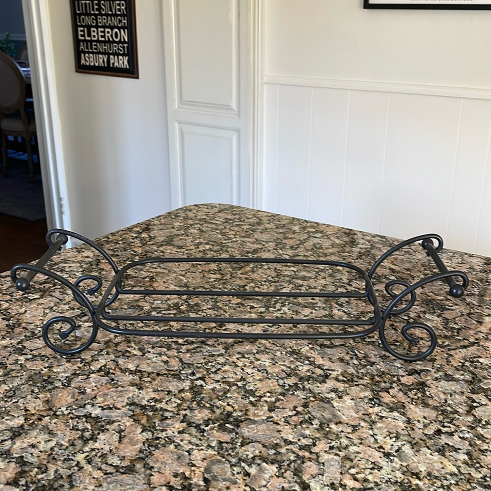 Longaber Wrought Iron Stand for casserole dish